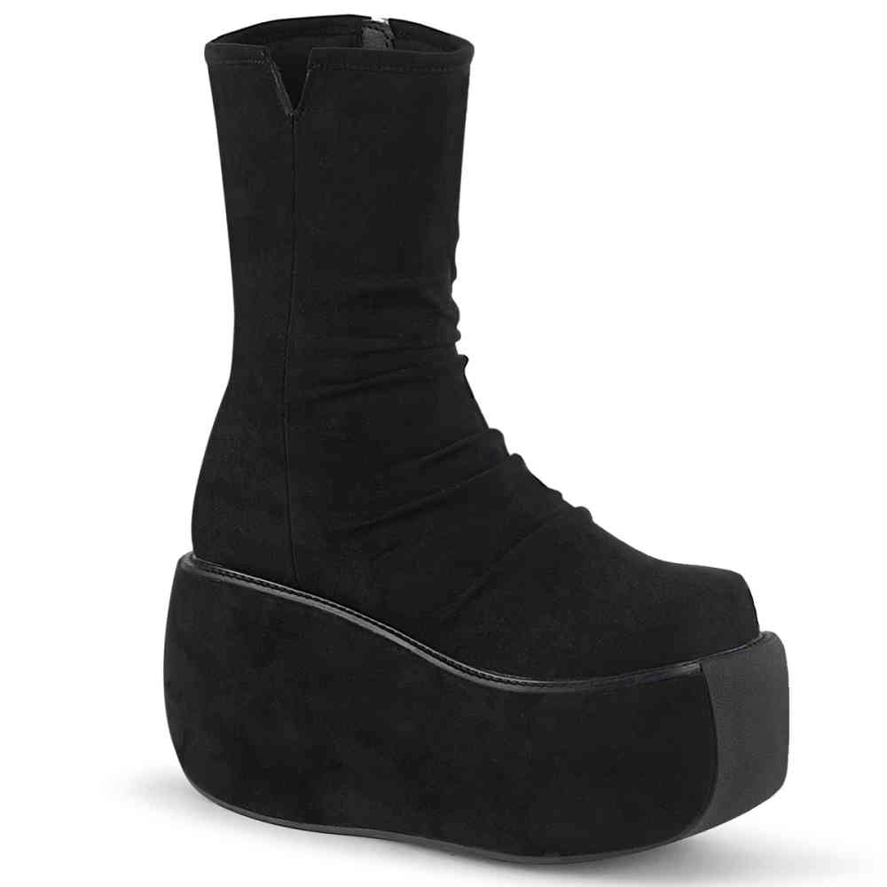 Demonia Demonia Ankle boots VIOLET100 Black | Attitude Demonia Demonia Plateau Laarzen ASSAULT 101 Zwart | Attitude